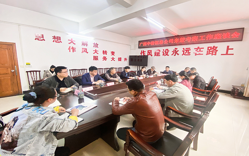 70net永乐高董事长陆霖率队到访蒙山县开展投融资专题座谈交流